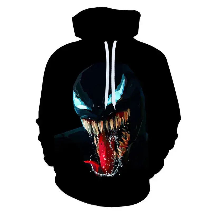 2023 Venom 3D Printed Hoodie for Boys Girls - Image 2