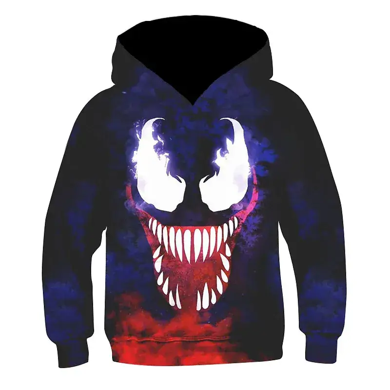 2023 Venom 3D Printed Hoodie for Boys Girls - Image 3