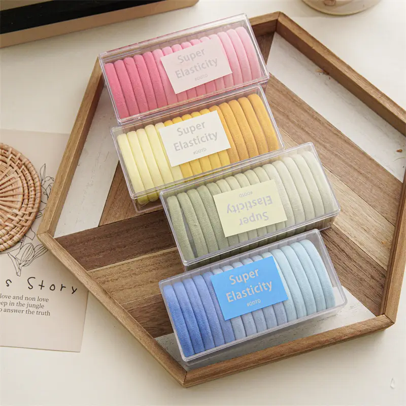 Colorful Seamless Hair Bands for Women's Pony Ties - Image 7