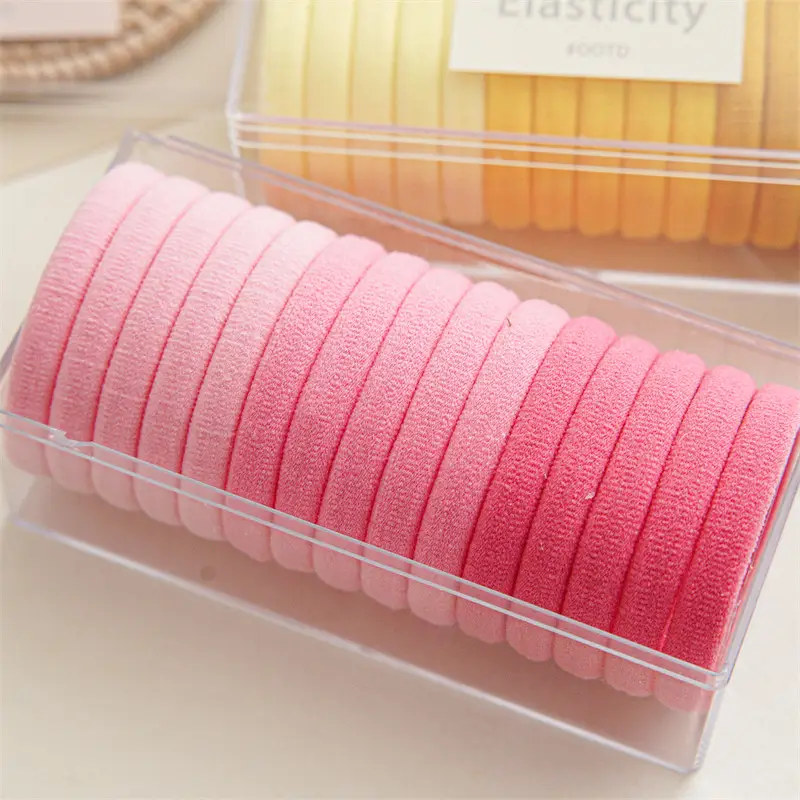 Colorful Seamless Hair Bands for Women's Pony Ties - Image 9