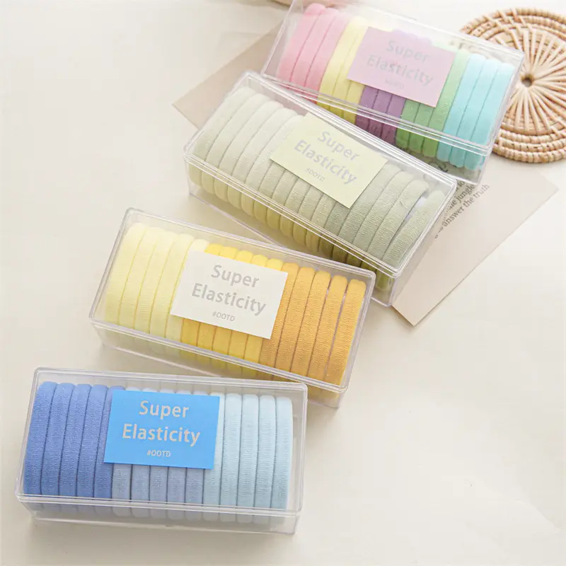 Colorful Seamless Hair Bands for Women's Pony Ties — feature 5