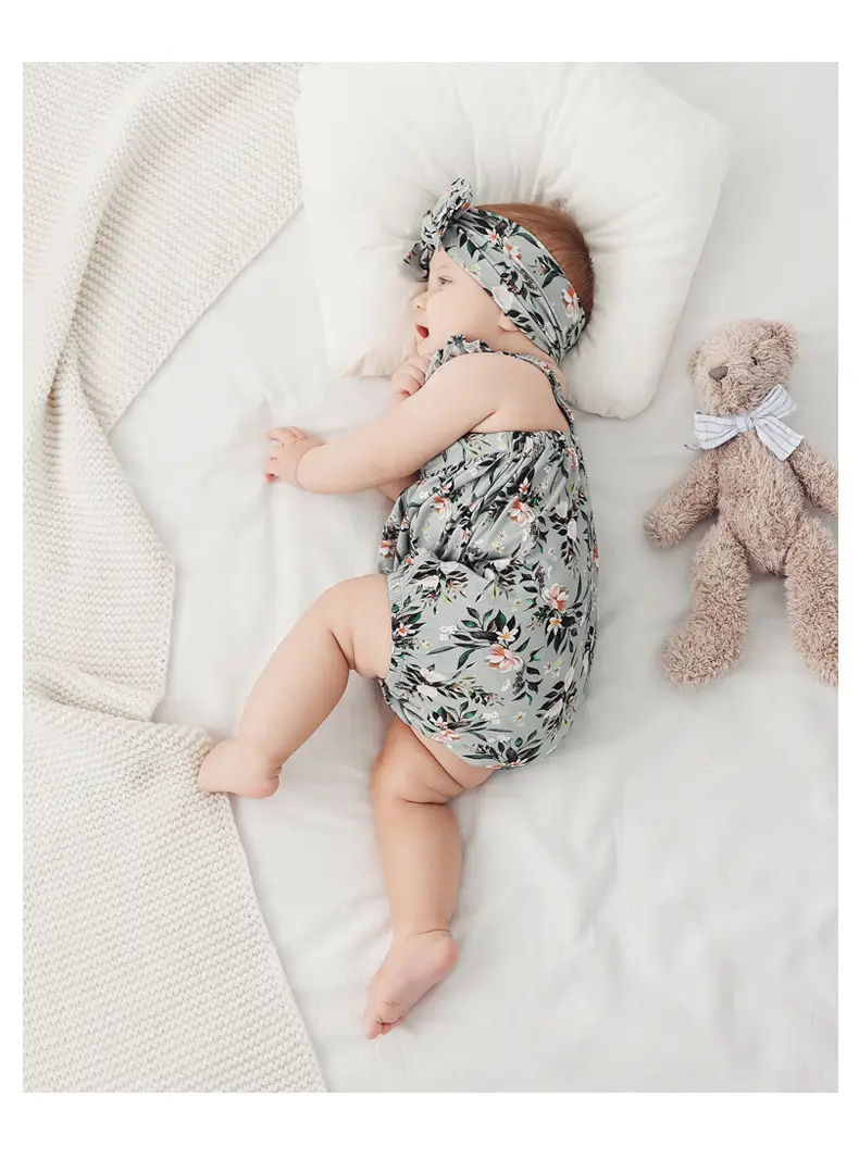 Baby Floral Suspenders Set for Girls Summer — feature 32