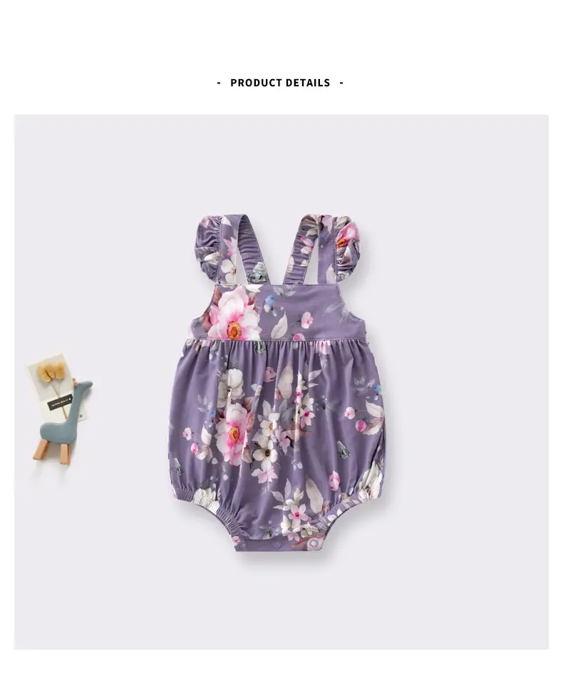 Baby Floral Suspenders Set for Girls Summer — feature 35