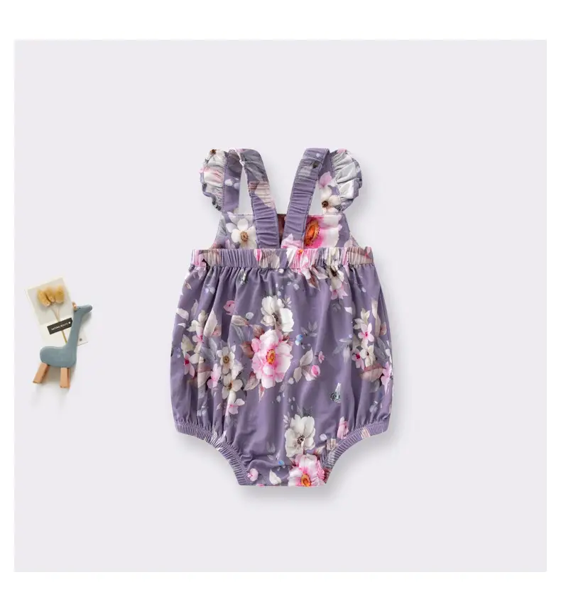 Baby Floral Suspenders Set for Girls Summer — feature 36