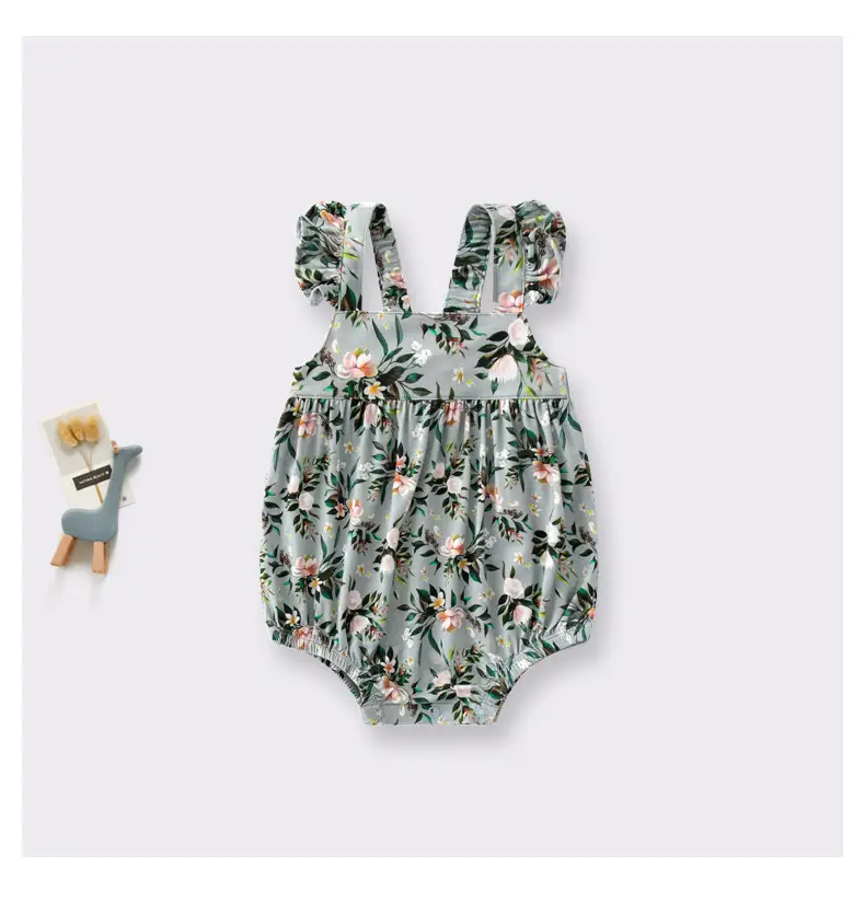Baby Floral Suspenders Set for Girls Summer — feature 37