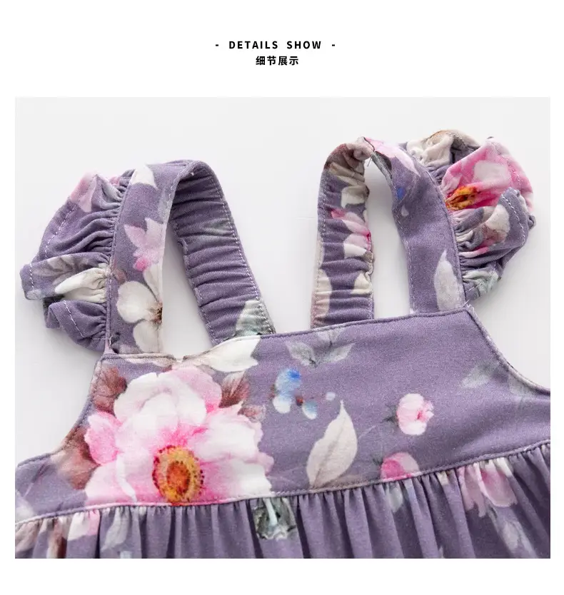 Baby Floral Suspenders Set for Girls Summer — feature 38