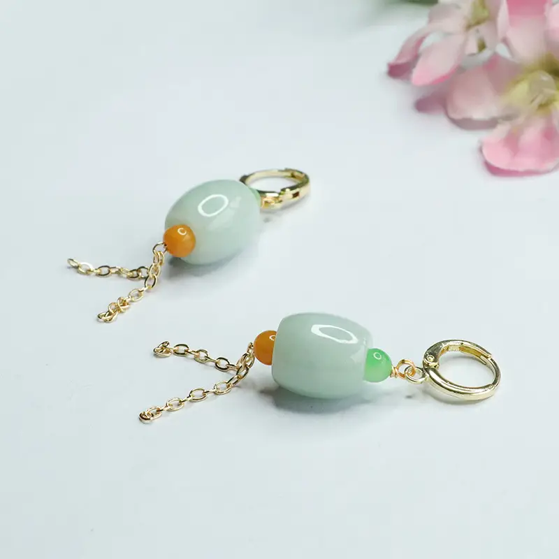Lucky Jadeite Ear Clips for Women Men — feature 12