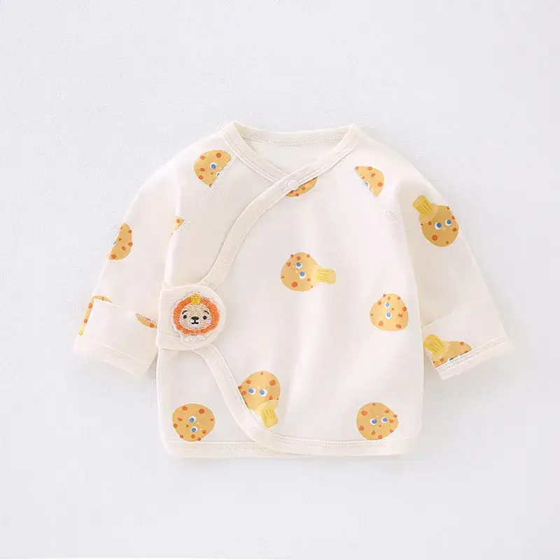 Newborn Baby Pajamas Pure Cotton Boneless Moon Top
