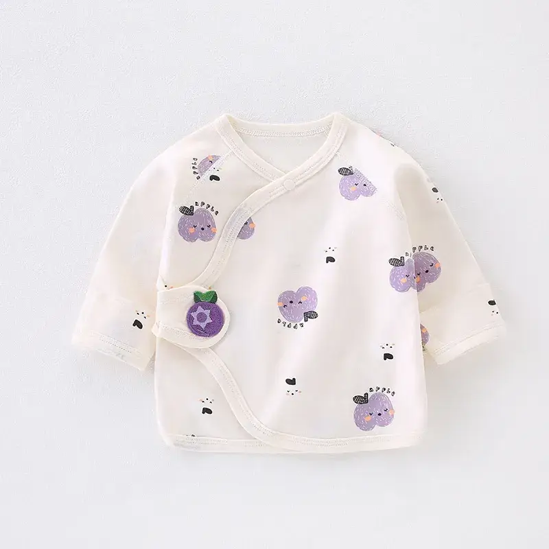 Newborn Baby Pajamas Pure Cotton Boneless Moon Top