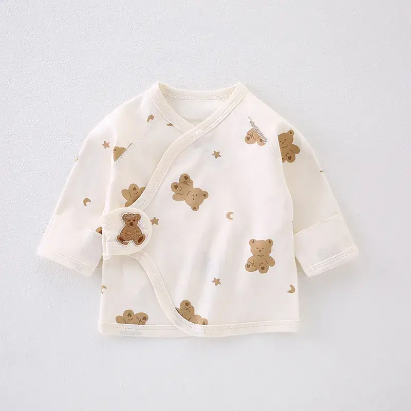 Newborn Baby Pajamas Pure Cotton Boneless Moon Top