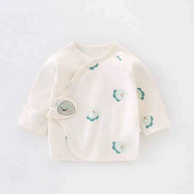 Newborn Baby Pajamas Pure Cotton Boneless Moon Top
