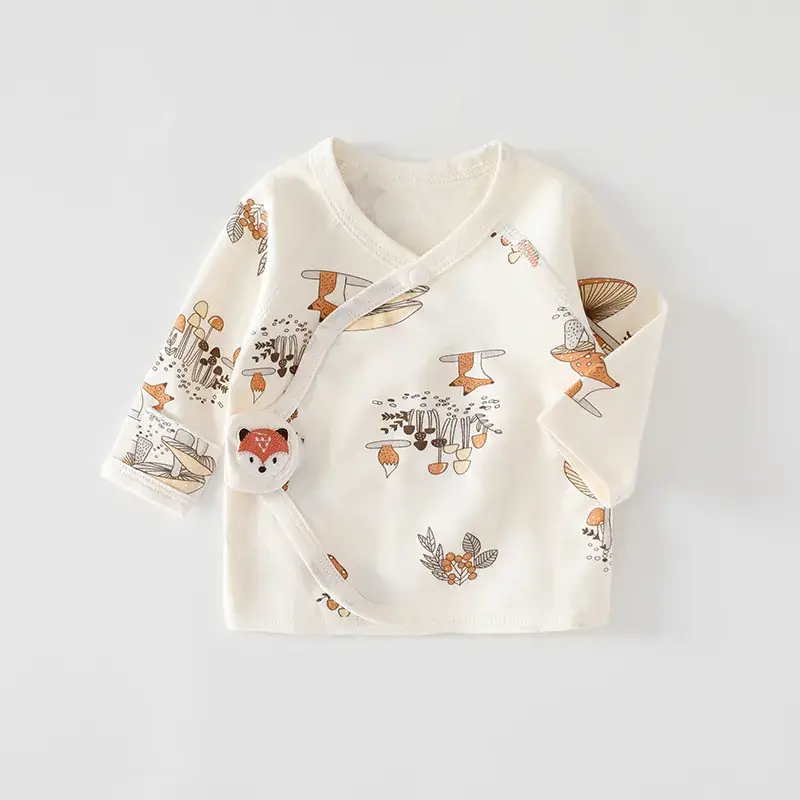 Newborn Baby Pajamas Pure Cotton Boneless Moon Top
