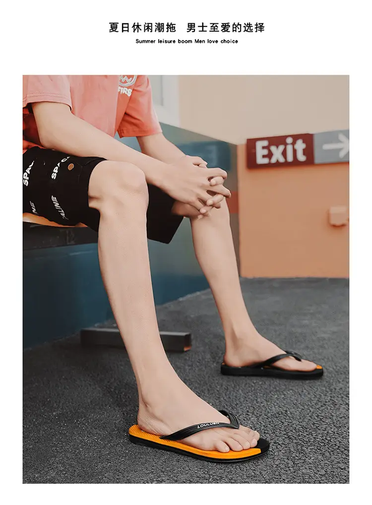 2023 Summer Black Casual Flip-Flops for Men — feature 13