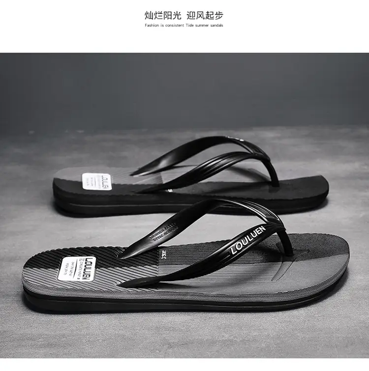 2023 Summer Black Casual Flip-Flops for Men — feature 18