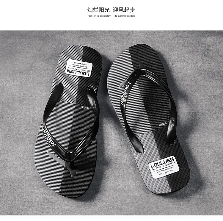 2023 Summer Black Casual Flip-Flops for Men — feature 19