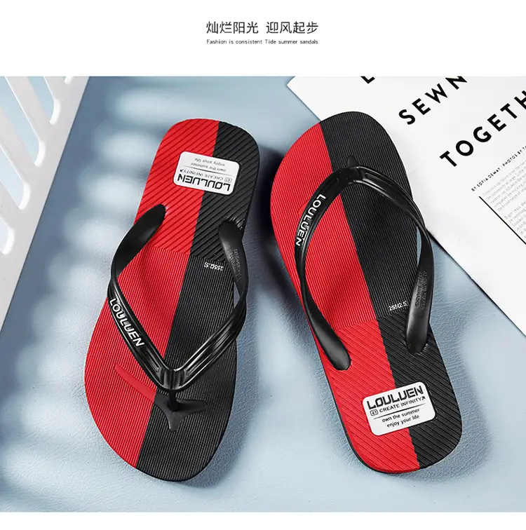 2023 Summer Black Casual Flip-Flops for Men — feature 22