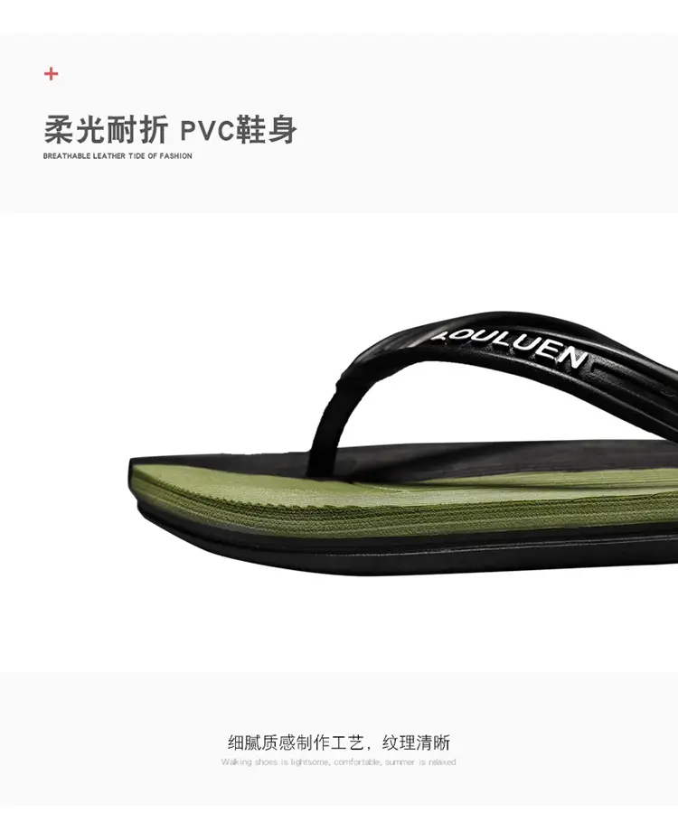 2023 Summer Black Casual Flip-Flops for Men — feature 4