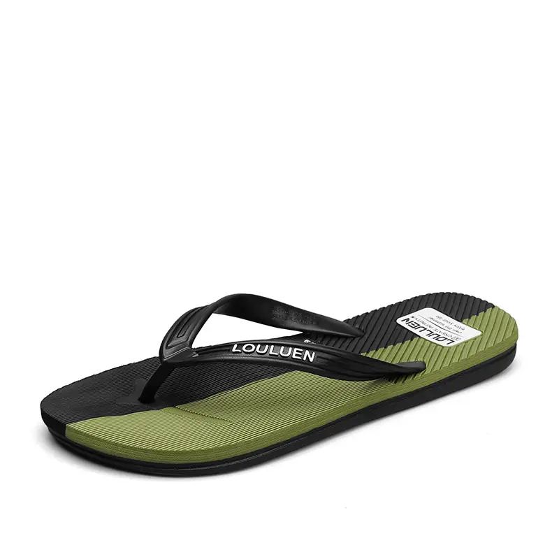 2023 Summer Black Casual Flip-Flops for Men