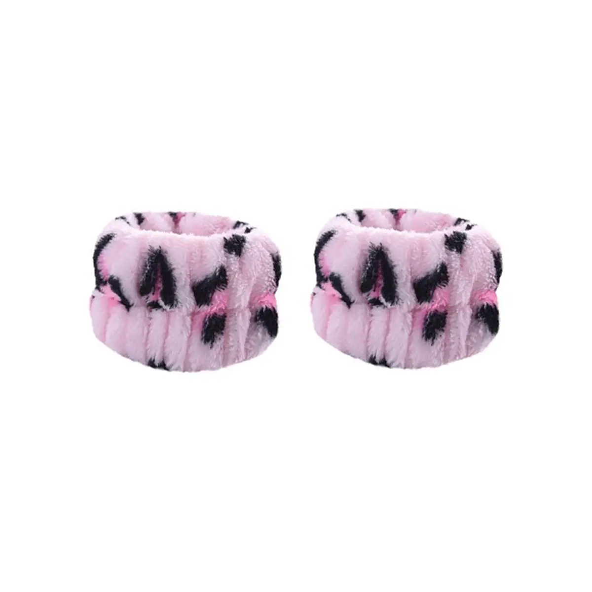 Pink leopard print pair (3 hand stitching)