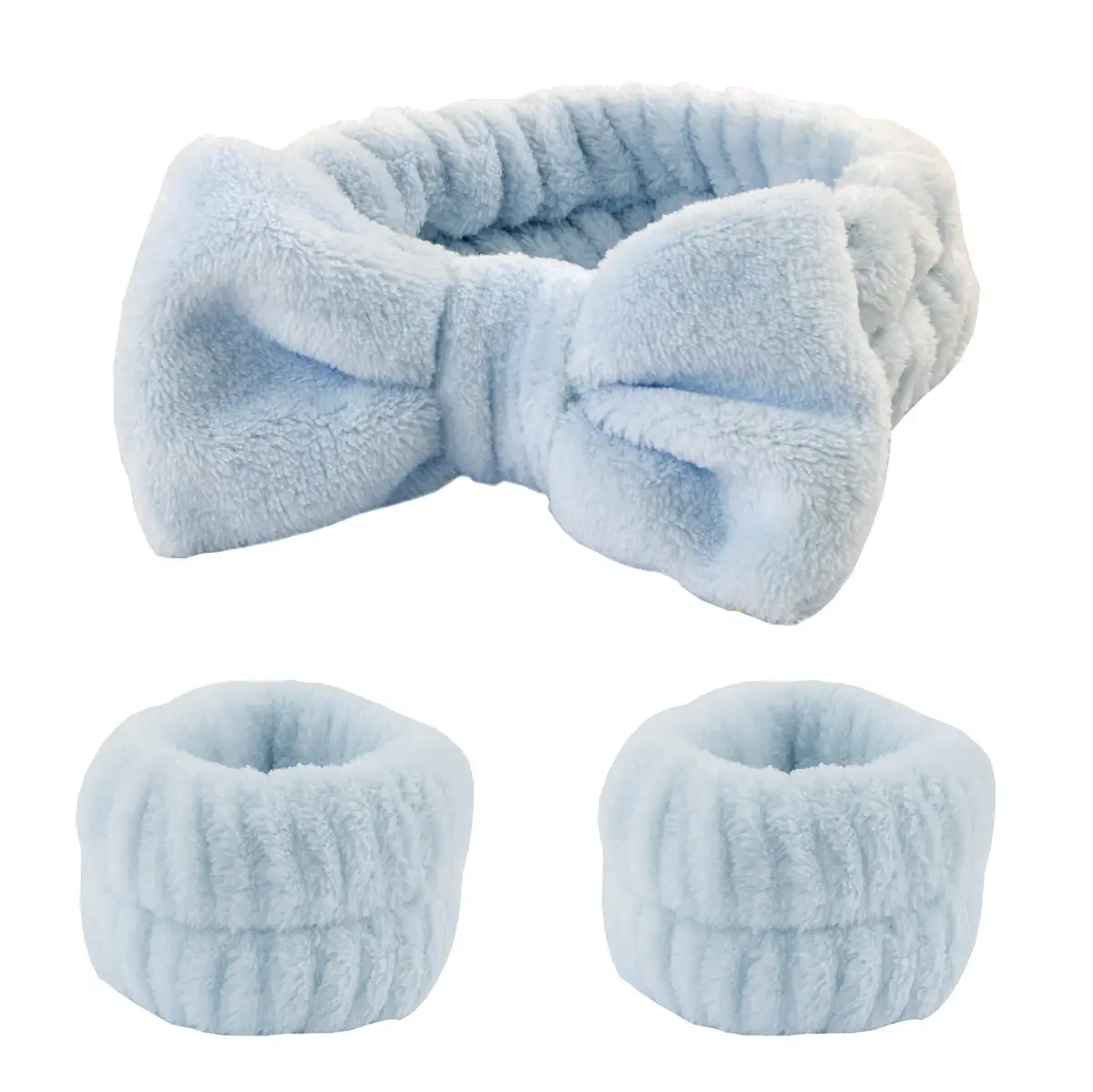 Light blue-3 piece set (hand stitching on wrist)