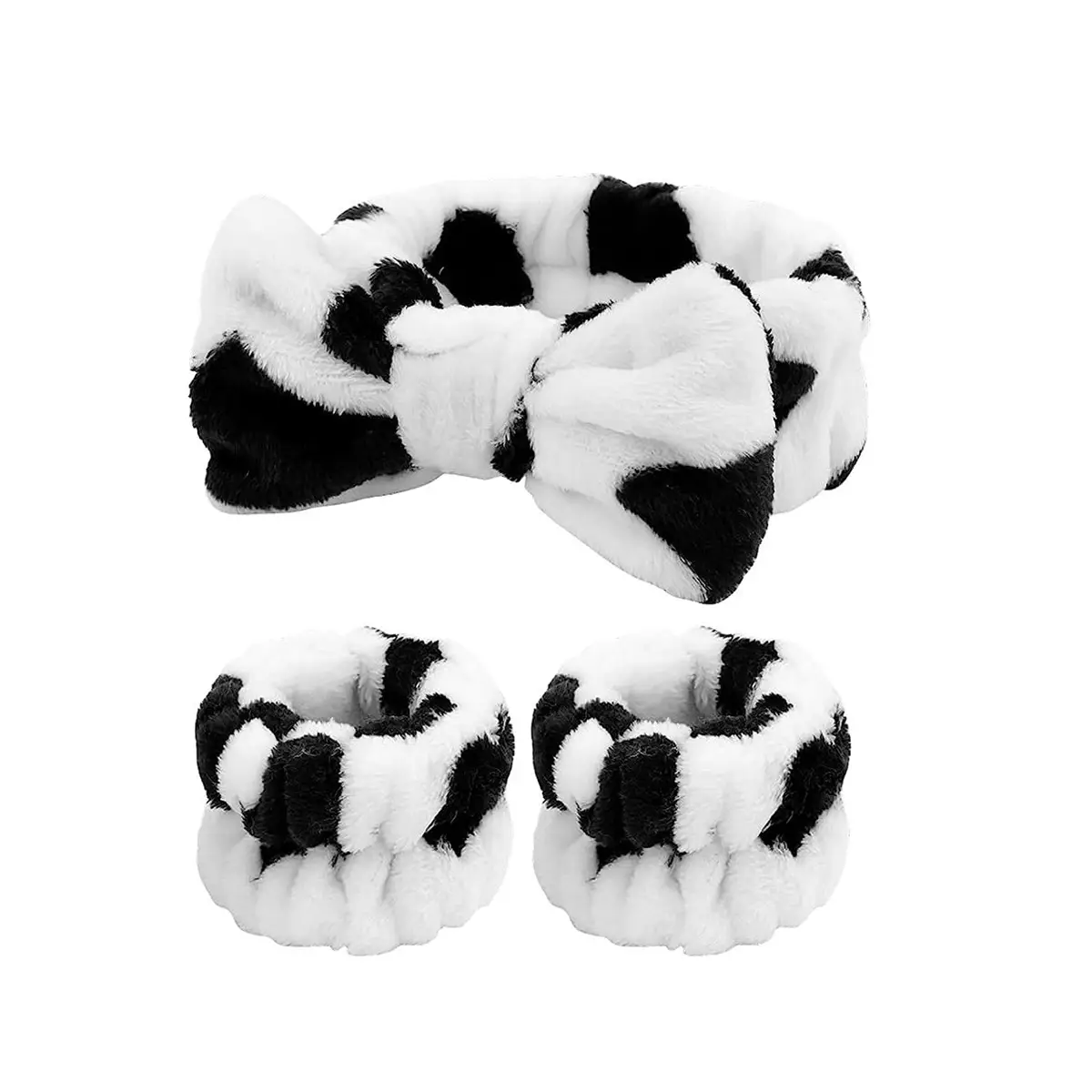 Cow Pattern-3-Piece Set (wrist is hand stitching)