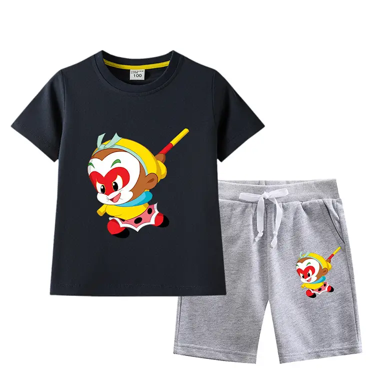 Boys Green Short Sleeve T-Shirt & Shorts Set 2023 — feature 20