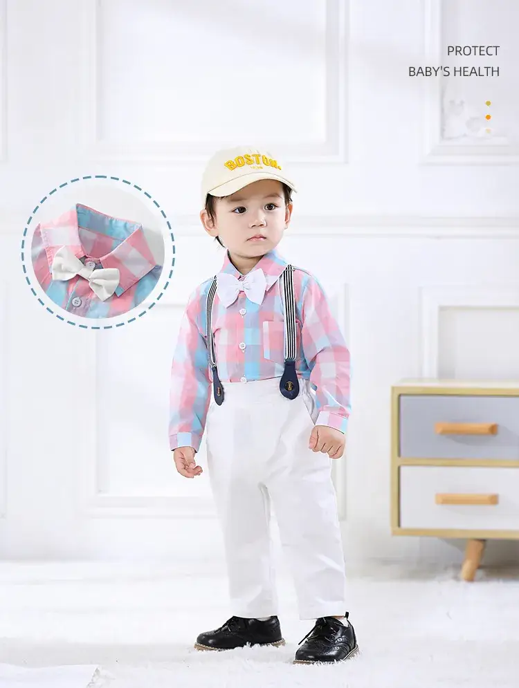 Boys' One Year Old Treasure Suit with Overalls & Handsome Shoes — feature 5