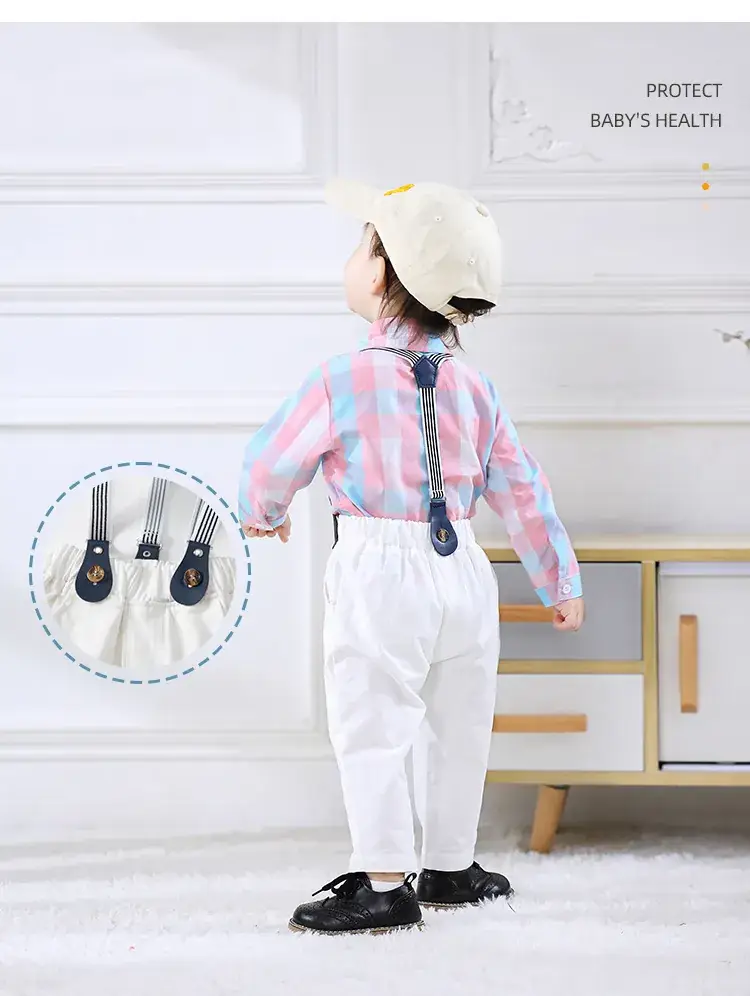 Boys' One Year Old Treasure Suit with Overalls & Handsome Shoes — feature 6