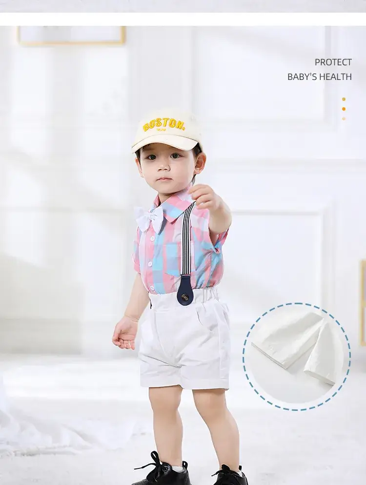 Boys' One Year Old Treasure Suit with Overalls & Handsome Shoes — feature 7