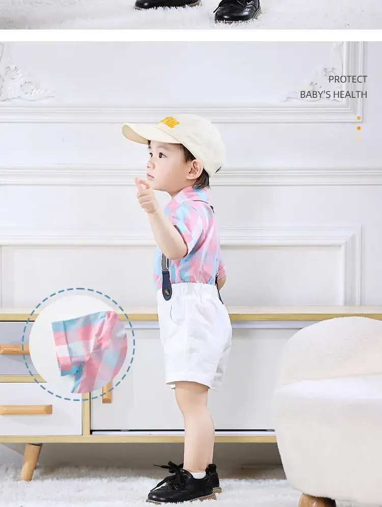 Boys' One Year Old Treasure Suit with Overalls & Handsome Shoes — feature 8