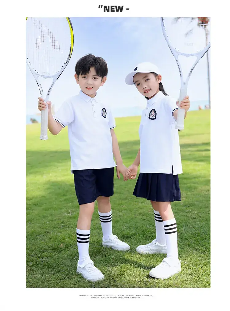 Men Polo Short Sleeve Polo Shirt Black Shorts Set White — feature 15