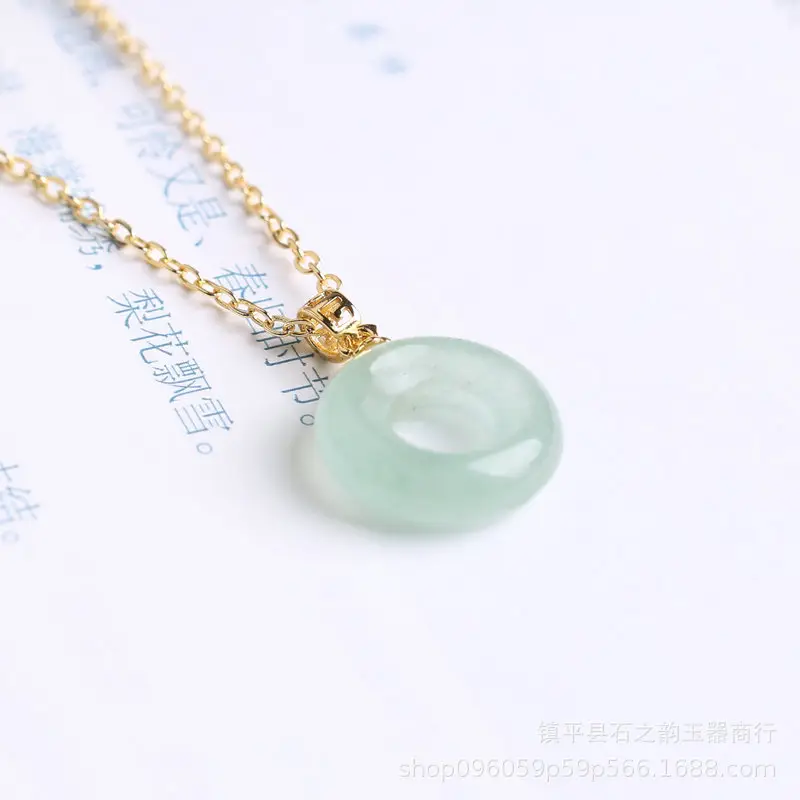 Natural Xinjiang White Jade Earrings S925 Silver - Image 4