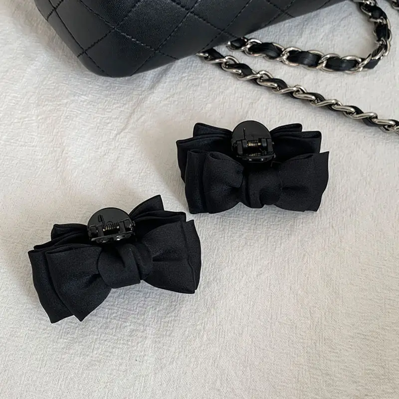 Black Bow Princess Hairpin for Women - Image 3