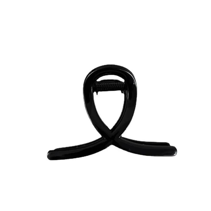 Korean Style Hair Clip Black Advanced Acrylic - Image 8