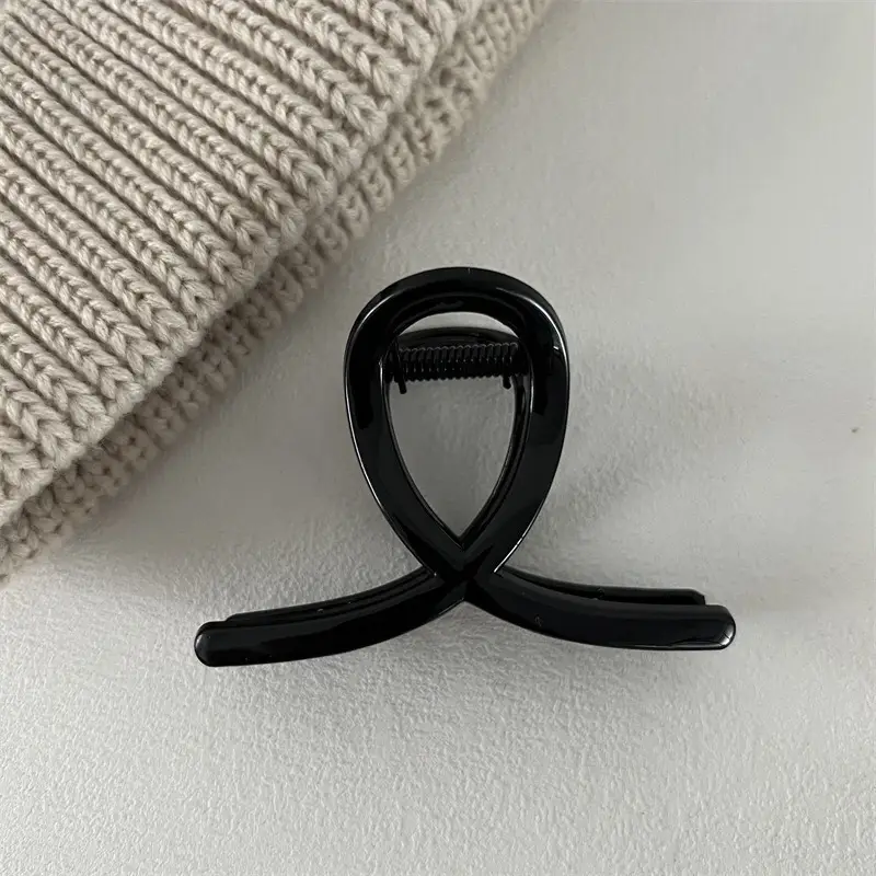 Korean Style Hair Clip Black Advanced Acrylic — feature 10