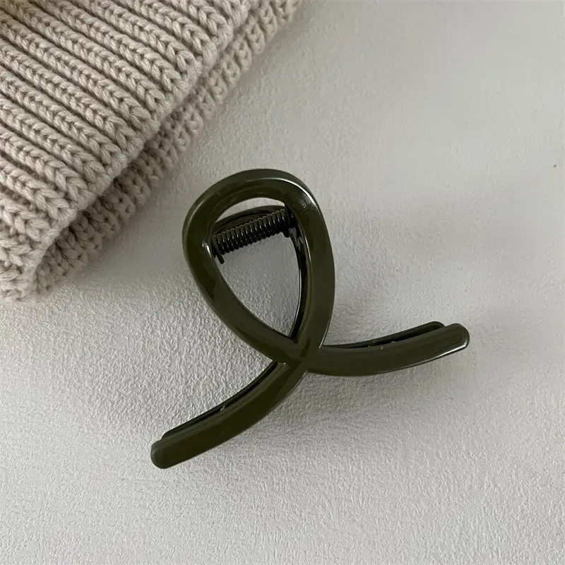 Korean Style Hair Clip Black Advanced Acrylic — feature 7