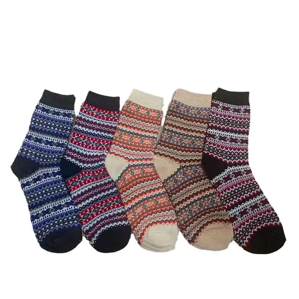 Men's wool socks crew winter socks thick winter gift warm wool socks women's thick socks]