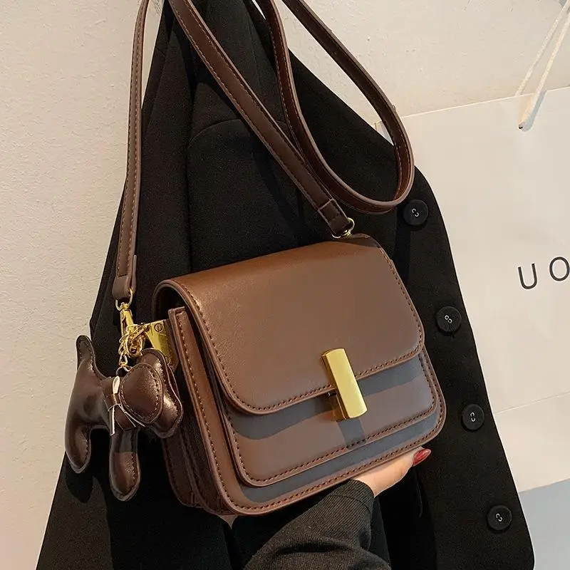 Trendy Brown Leather Crossbody Bag for Women 2023 - Image 10