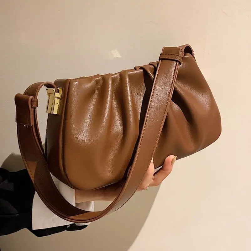 Retro Brown Shoulder Crossbody Bag for Women - Image 4
