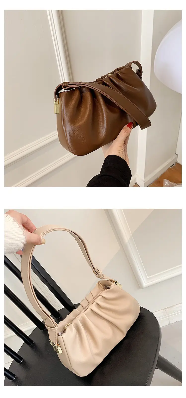 Retro Brown Shoulder Crossbody Bag for Women — feature 6