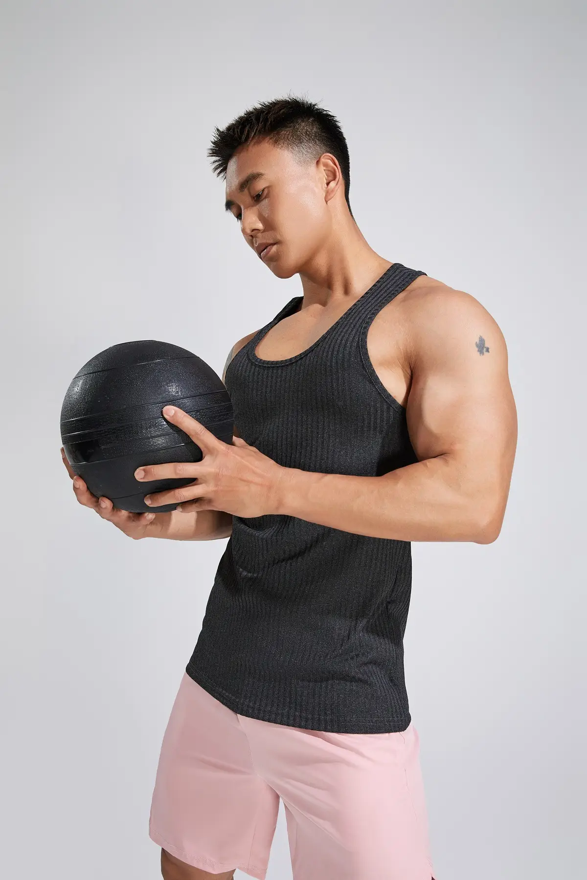 Men's White Muscle Vests Summer Sports Wear — feature 18