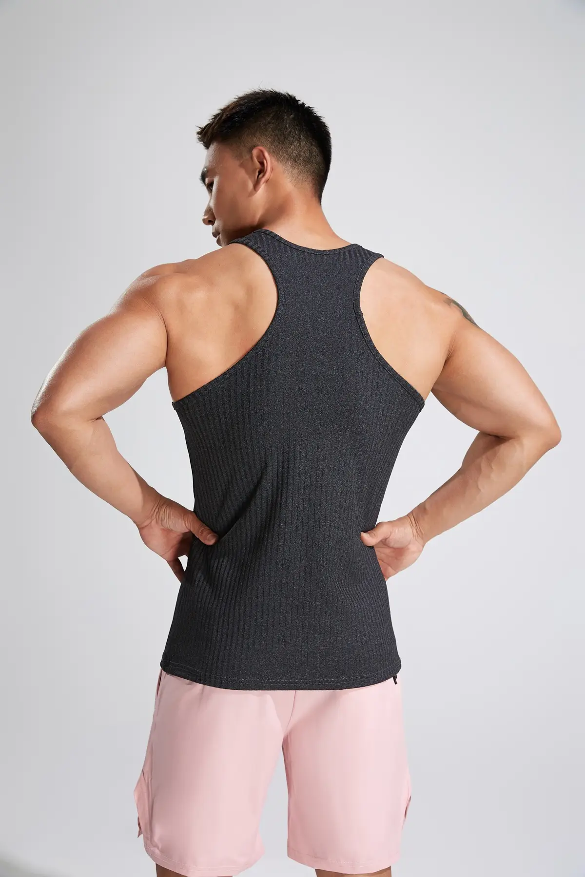 Men's White Muscle Vests Summer Sports Wear — feature 20