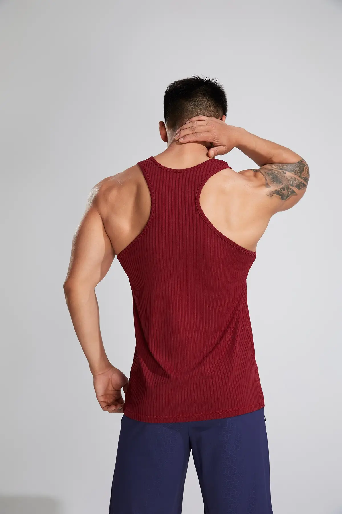 Men's White Muscle Vests Summer Sports Wear — feature 24