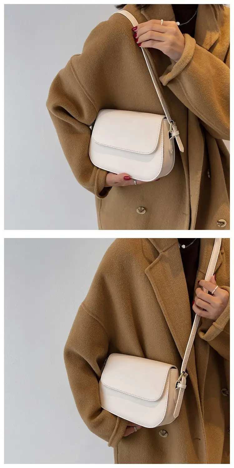 Women's Crossbody Bag Brown Leather 2023 New Trendy — feature 8