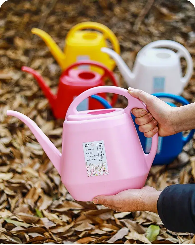 4L large capacity long mouth watering pot household plastic gardening tools watering pot leisure green plant potted watering pot — feature 11