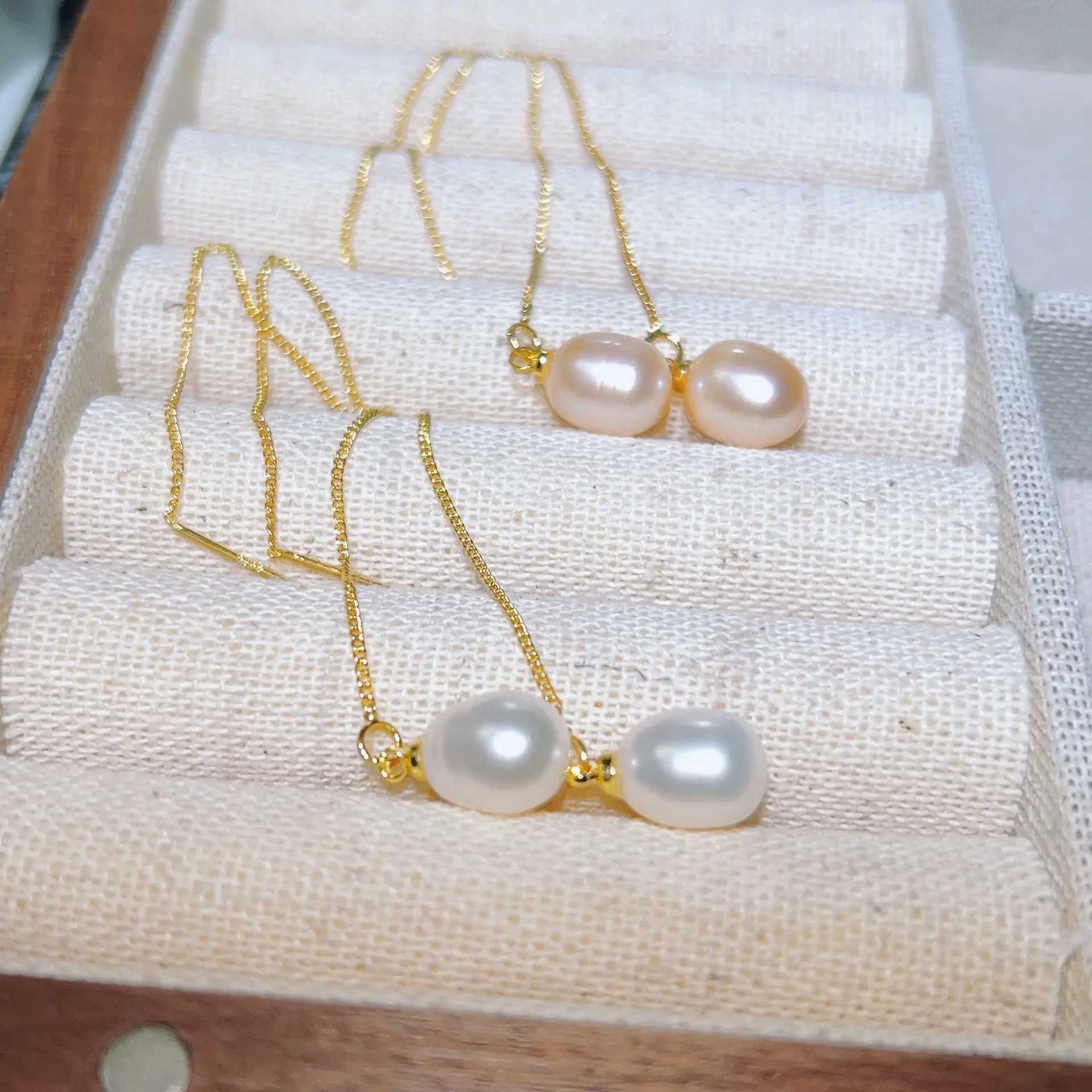 18K Gold Pearl Flower Earrings for Women — feature 6