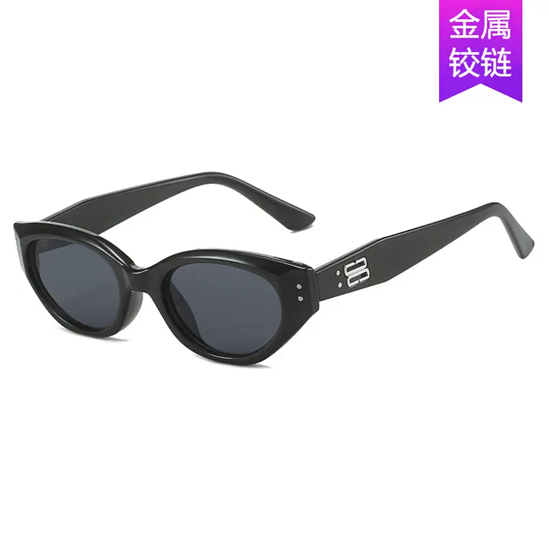 Korean Style Metal Cat Eye Sunglasses for Women - Image 10