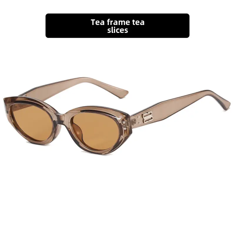 Korean Style Metal Cat Eye Sunglasses for Women - Image 2