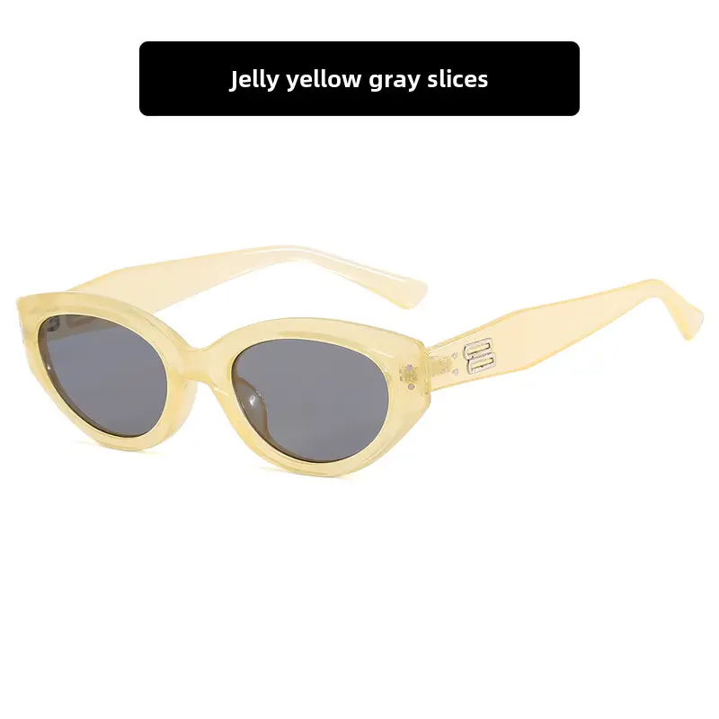 Korean Style Metal Cat Eye Sunglasses for Women - Image 3