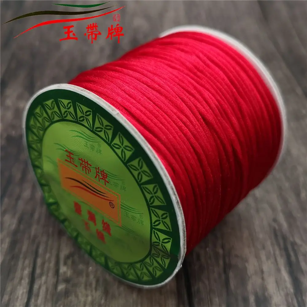 Korean Silk Braided Rope Bracelet Wire Coffee Color - Image 26